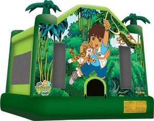 Go Diego Tropical Bounce House Go Diego Tropical Bounce House