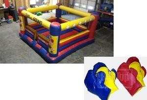 Inflatable Boxing Ring w/ Large Boxing Gloves Inflatable Boxing Ring w/ Large Boxing Gloves